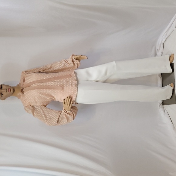 𝅺rachel Parcell Dot Tie Blouse - Picture 16 of 16